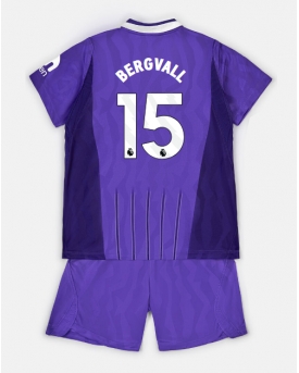 Tottenham Hotspur Lucas Bergvall #15 Maglia Gara Terza Repliche 2026-27 Bambino Maniche Corte